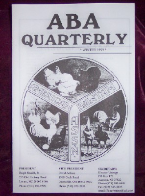 Image for ABA Quarterly, Winter 1999