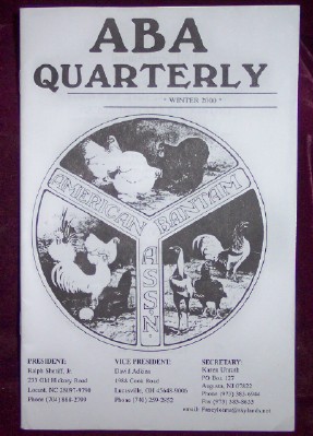 Image for ABA Quarterly, Winter 2000