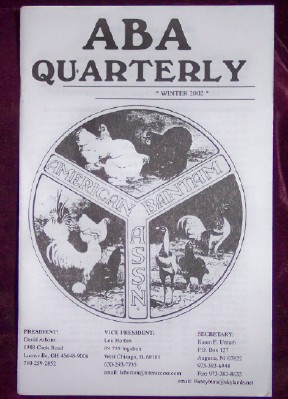 Image for ABA Quarterly, Winter 2002