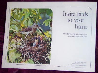 Image for Invite Birds to Your Home; Conservation Plantings for the Southeast