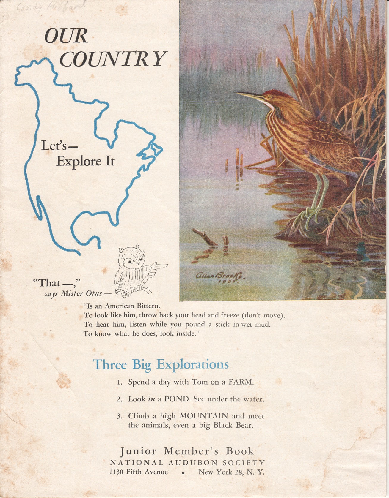 OUR COUNTRY; Let's -- Explore It