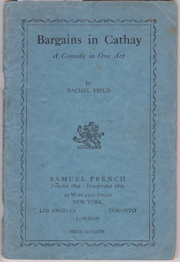 Image for Bargains in Cathay: A Comedy in One Act