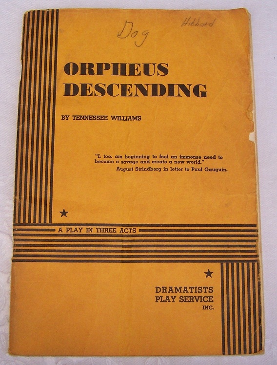 Orpheus Descending Image for Orpheus Descending