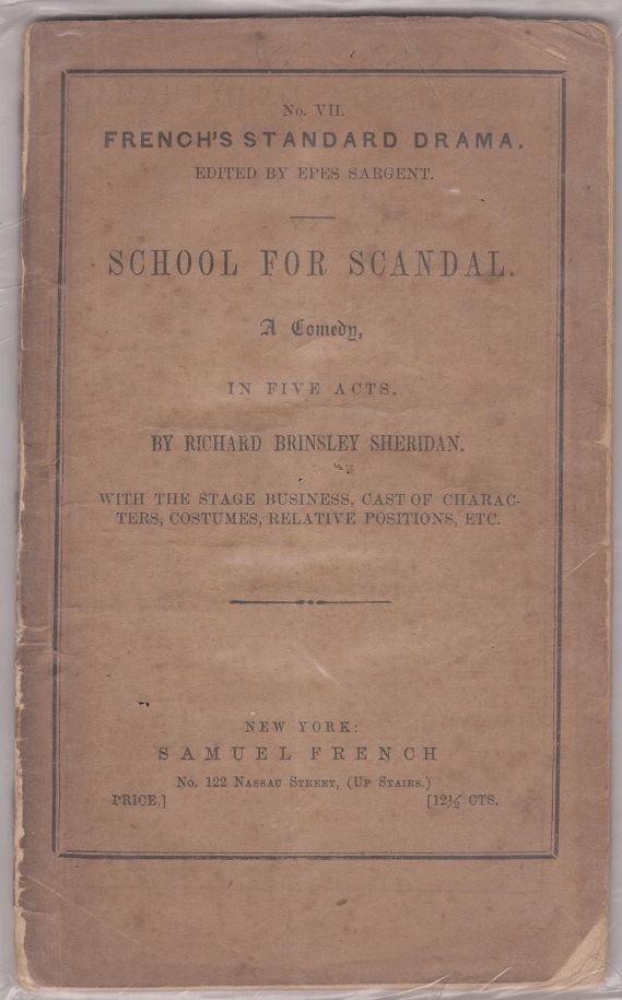 School For Scandal: A Comedy Image for School For Scandal: A Comedy